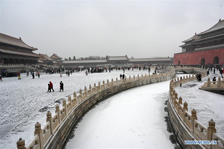 (InPalaceMuseum)CHINA-BEIJING-PALACE MUSEUM-SNOW (CN)