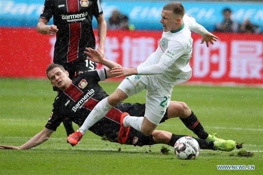 (SP)GERMANY-LEVERKUSEN-SOCCER-BUNDESLIGA-LEVERKUSEN VS BREMEN