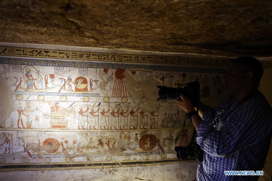 EGYPT-SOHAG-PTOLEMAIC-ERA TOMB-DISCOVERY