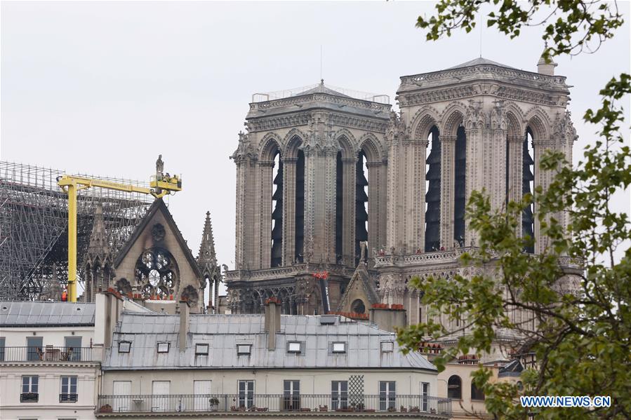 FRANCE-PARIS-NOTRE DAME CATHEDRAL-AFTERMATH