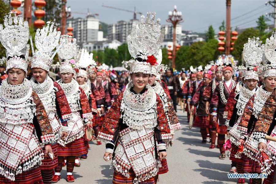 CHINA-GUIZHOU-MIAO ETHNIC GROUP-SISTERS FESTIVAL (CN)