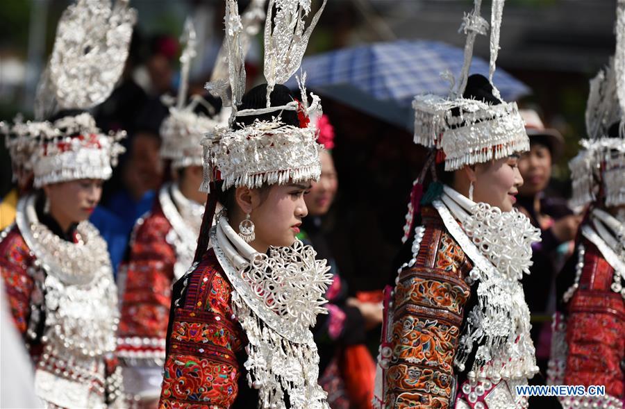 CHINA-GUIZHOU-MIAO ETHNIC GROUP-SISTERS FESTIVAL (CN)