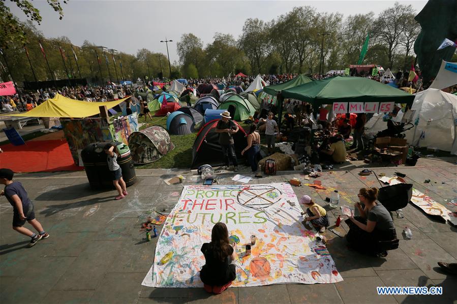 BRITAIN-LONDON-CLIMATE CHANGE DEMONSTRATION