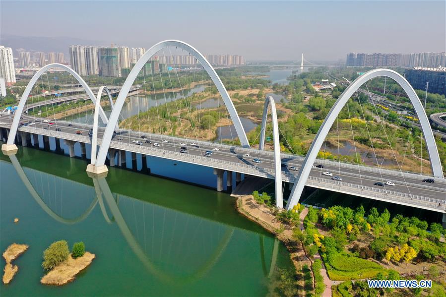 CHINA-SHANXI-TAIYUAN-FENHE RIVER-SCENERY (CN)