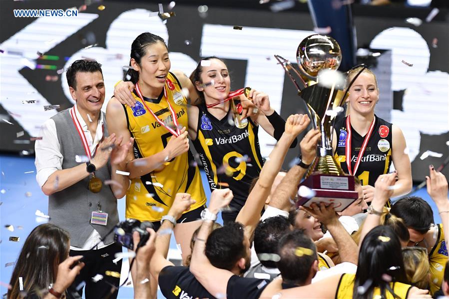 (SP)TURKEY-ISTANBUL-VOLLEYBALL-TURKISH WOMEN'S LEAGUE-FINAL