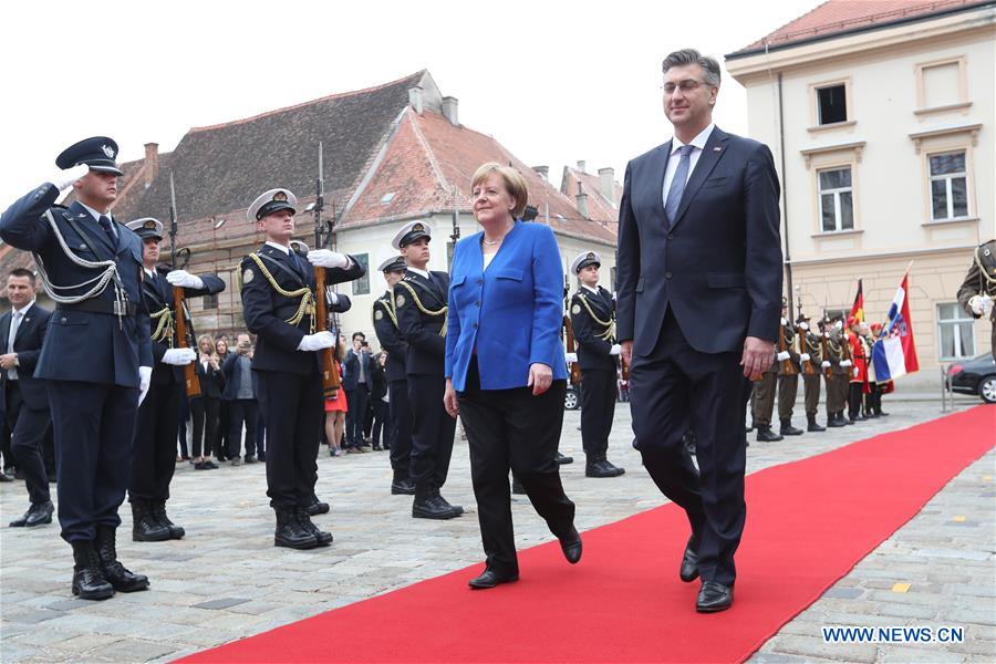 CROATIA-ZAGREB-ANGELA MERKEL-VISIT