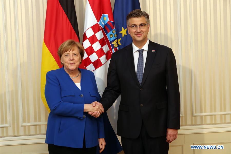 CROATIA-ZAGREB-ANGELA MERKEL-VISIT