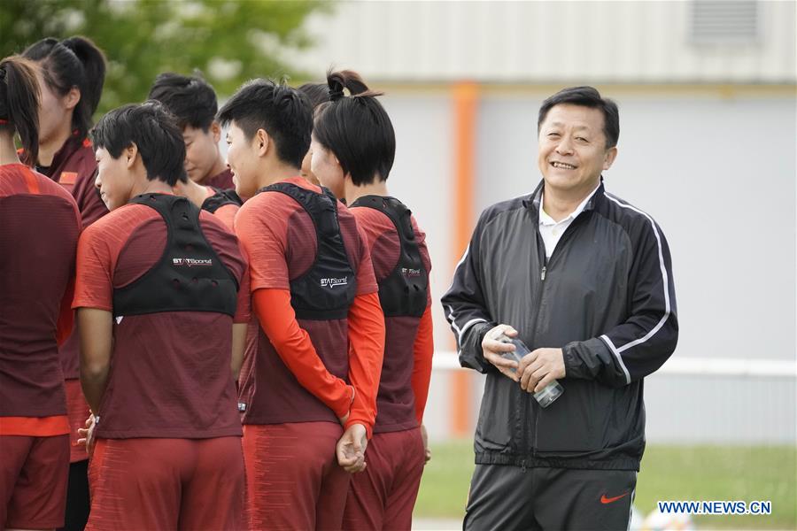 (SP)FRANCE-FOUGERES-2019 FIFA WOMEN'S WORLD CUP-CHINA-TRAINING SESSION