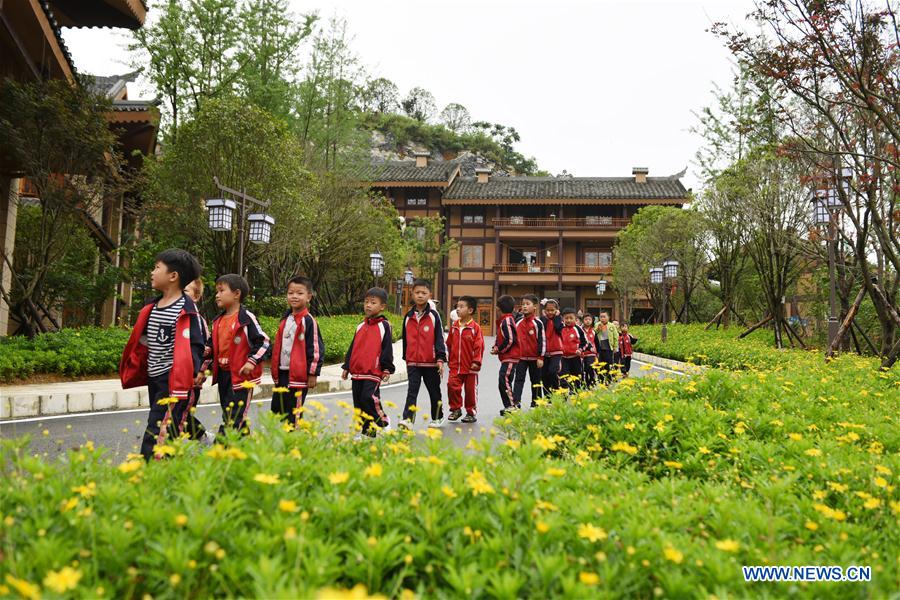 CHINA-GUIZHOU-YI ETHNIC GROUP-TOWN-RELOCATION-A-MEI QITUO (CN)