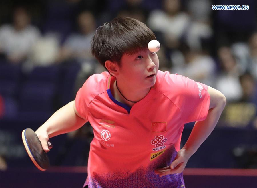 (SP)JAPAN-SAPPORO-TABLE TENNIS-ITTF JAPAN OPEN-WOMEN'S SINGLES-FINAL