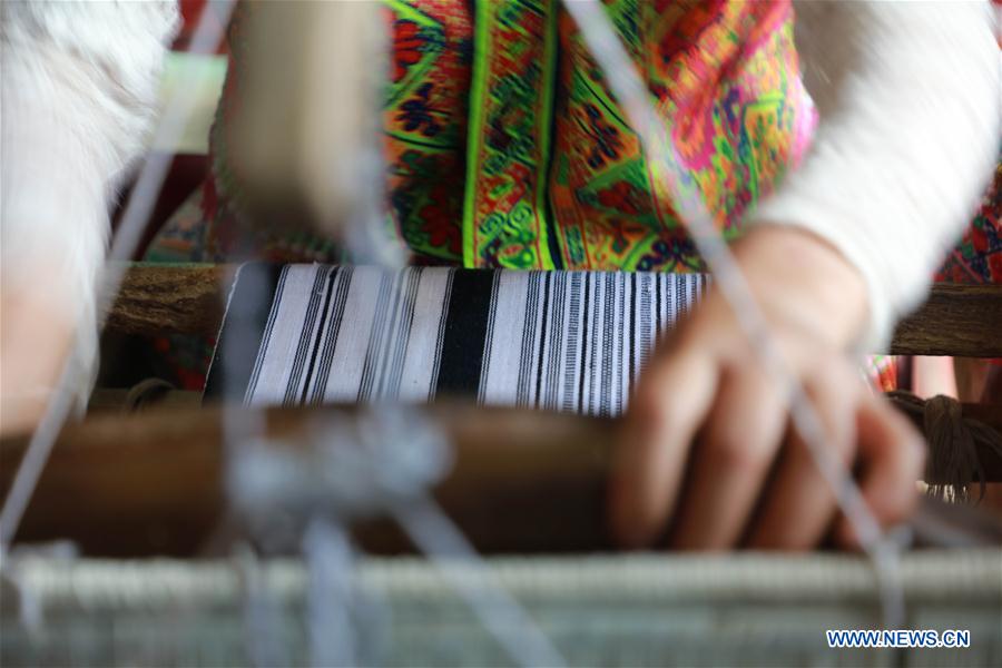 #CHINA-GUIZHOU-BIJIE-CLOTH WEAVING (CN)