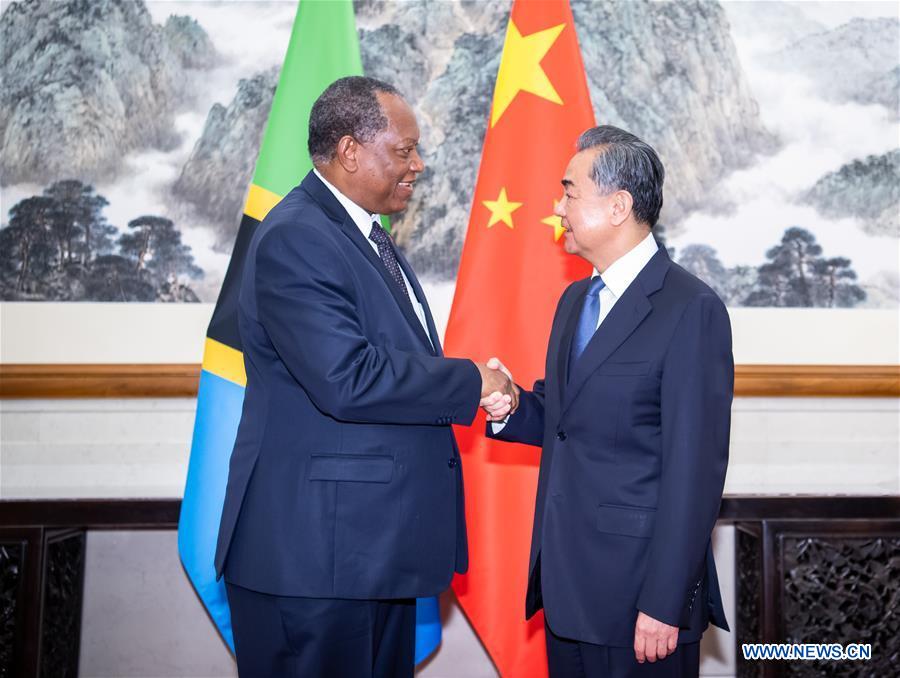 CHINA-BEIJING-WANG YI-TANZANIA-FM-MEETING (CN)