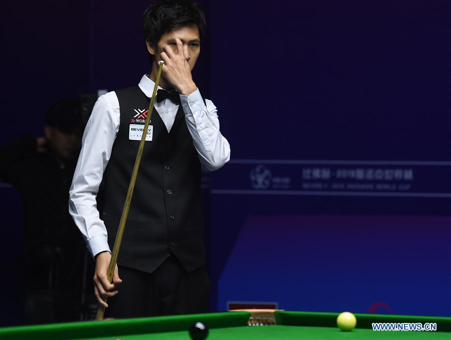 (SP)CHINA-JIANGSU-WUXI-SNOOKER WORLD CUP(CN)