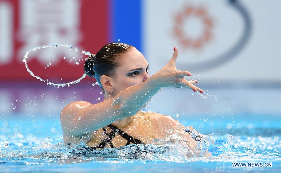 (SP)SOUTH KOREA-GWANGJU-FINA WORLD CHAMPIONSHIPS-ARTISTIC SWIMMING-WOMEN'S SOLO TECHNICAL