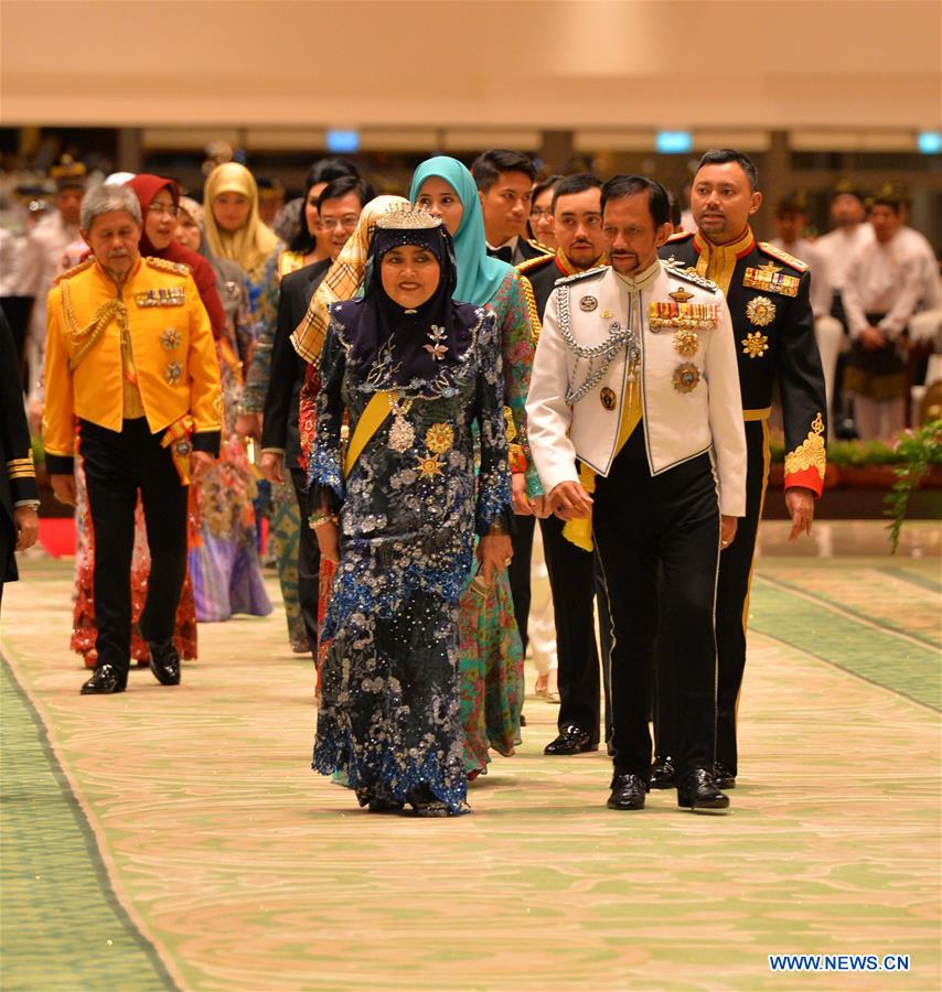 BRUNEI-BANDAR SERI BEGAWAN-SULTAN-BIRTHDAY-ROYAL BANQUET