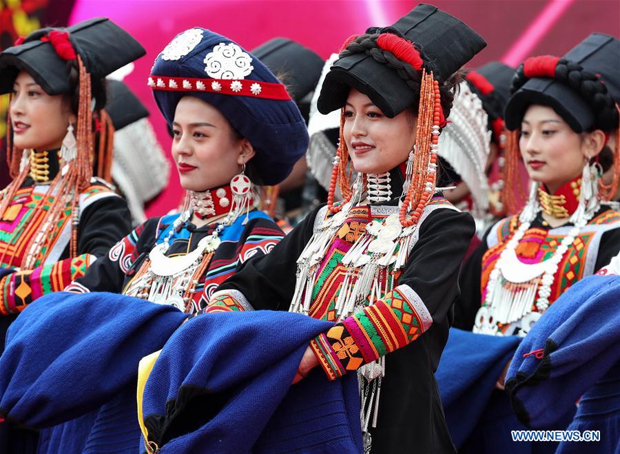 CHINA-SICHUAN-MEIGU-YI ETHNIC GROUP-BEAUTY PAGEANT (CN)