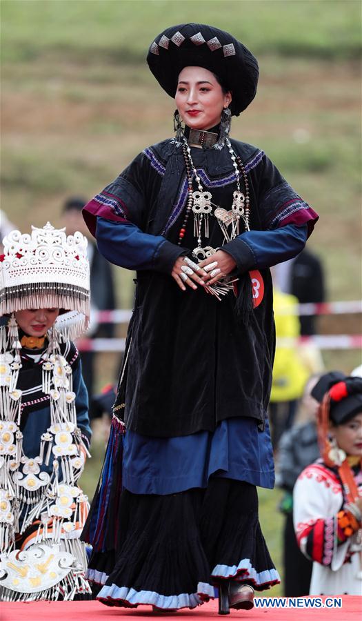 CHINA-SICHUAN-MEIGU-YI ETHNIC GROUP-BEAUTY PAGEANT (CN)