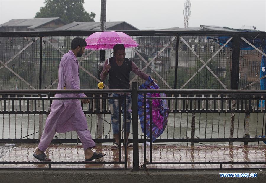 KASHMIR-SRINAGAR-RAINS