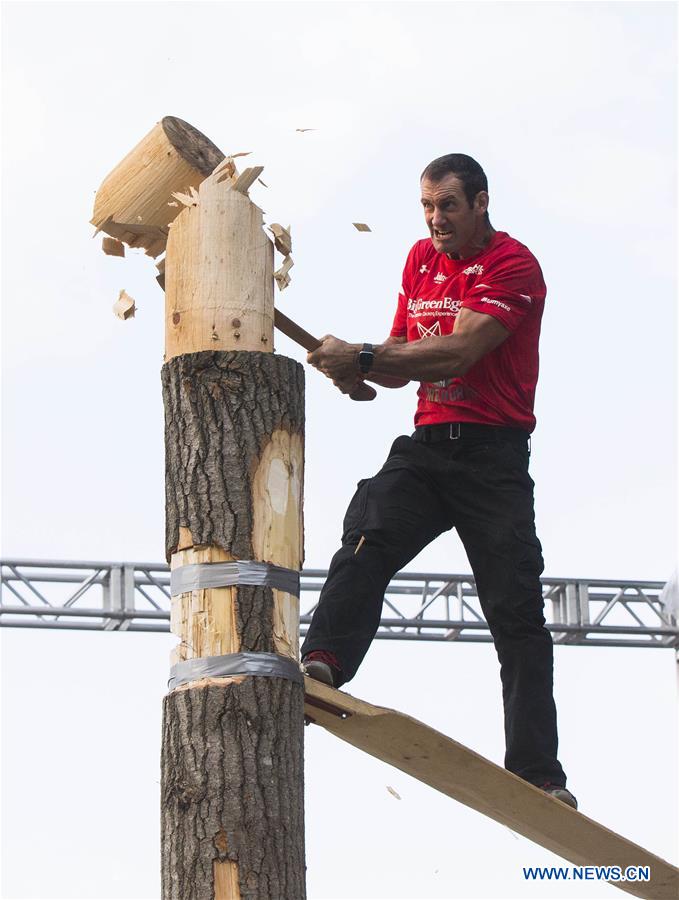 CANADA-ONTARIO-MISSISSAUGA-TIMBER SPORTS COMPETITION