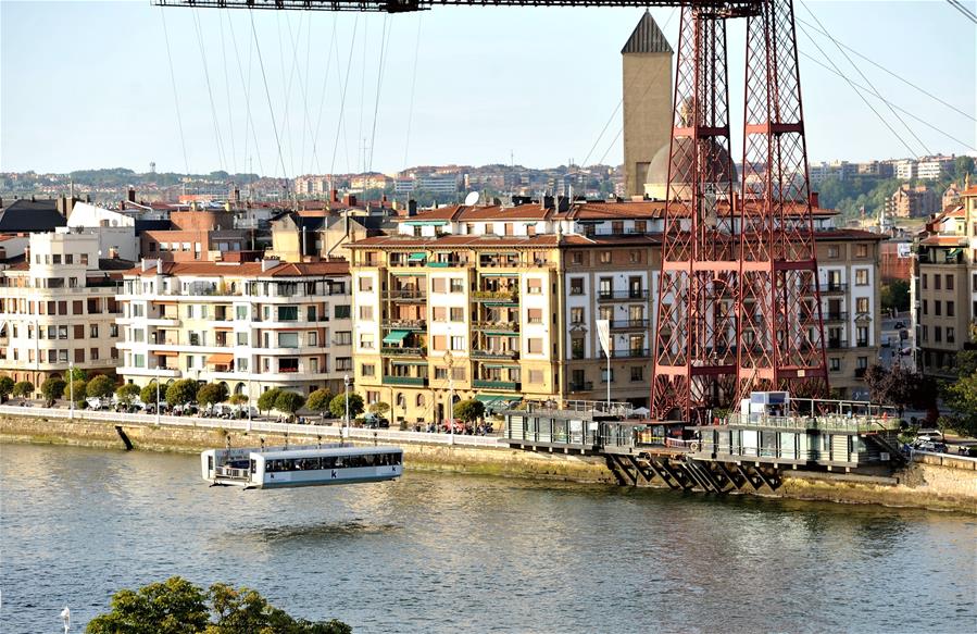 SPAIN-BASQUE-BISCAY-BRIDGE