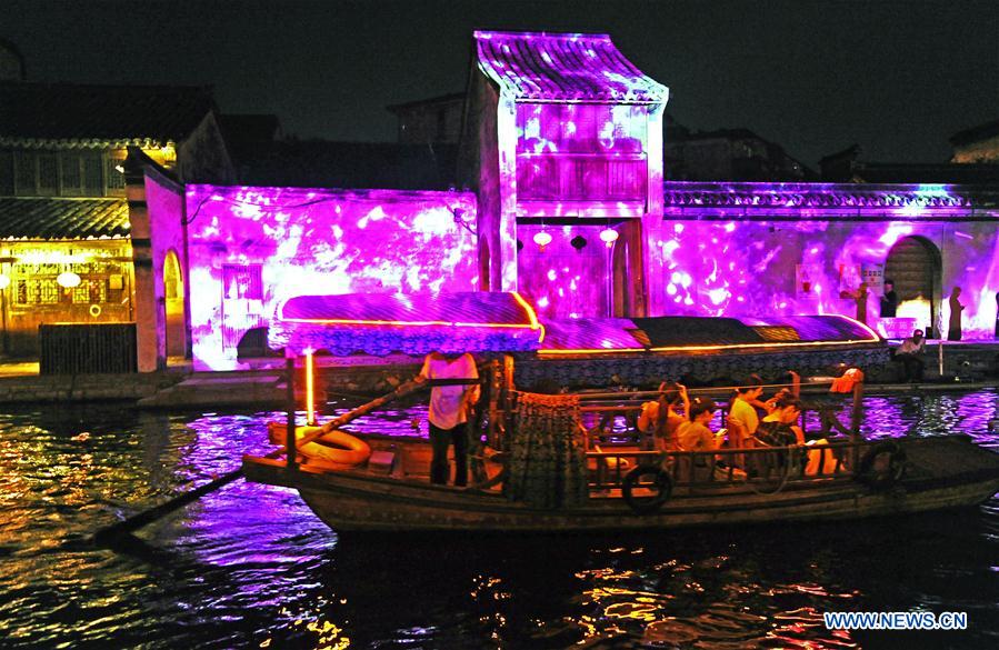 CHINA-ZHEJIANG-RIVER-NIGHT VIEW (CN)