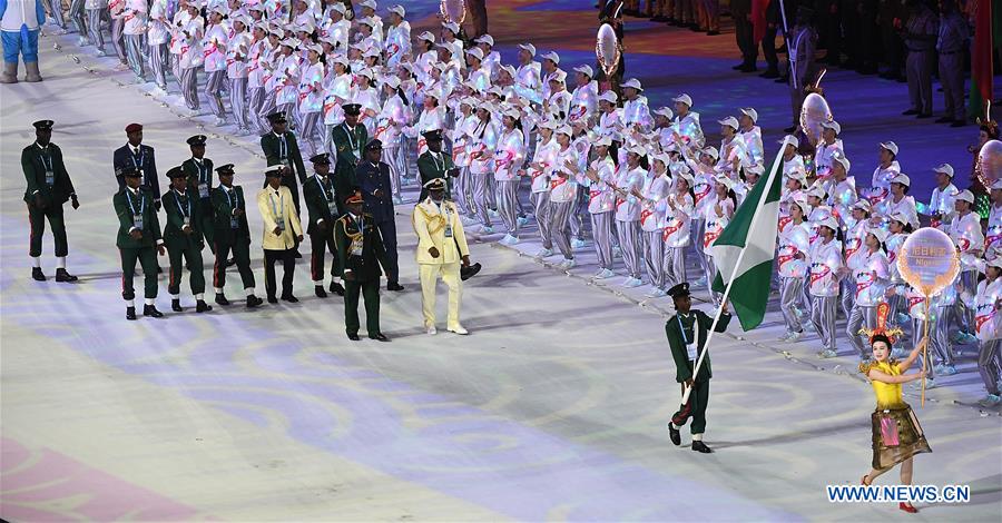 (SP)CHINA-WUHAN-7TH MILITARY WORLD GAMES-OPENING CEREMONY