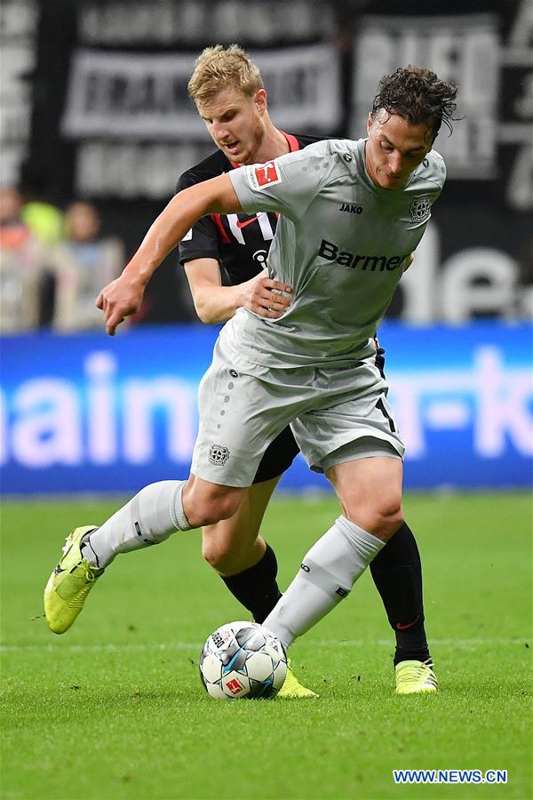 (SP)GERMANY-FRANKFURT-SOCCER-BUNDESLIGA-FRANKFURT VS LEVERKUSEN