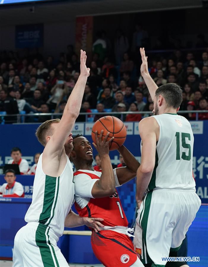 (SP)CHINA-WUHAN-7TH MILITARY WORLD GAMES-BASKETBALL