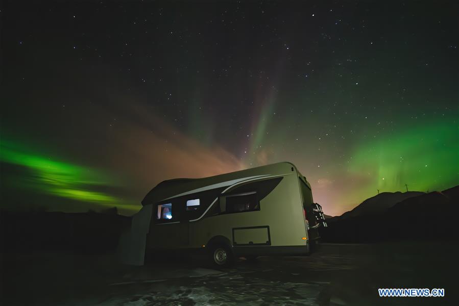 NORWAY-TROMSO-AURORA BOREALIS