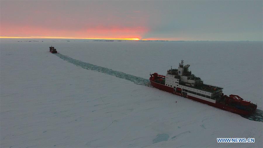 (EyesonSci) CHINA-XUELONG 2-ANTARCTIC-EXPEDITION-ICEBREAKING(CN)