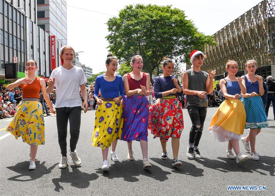 NEW ZEALAND-WELLINGTON-CHRISTMAS PARADE