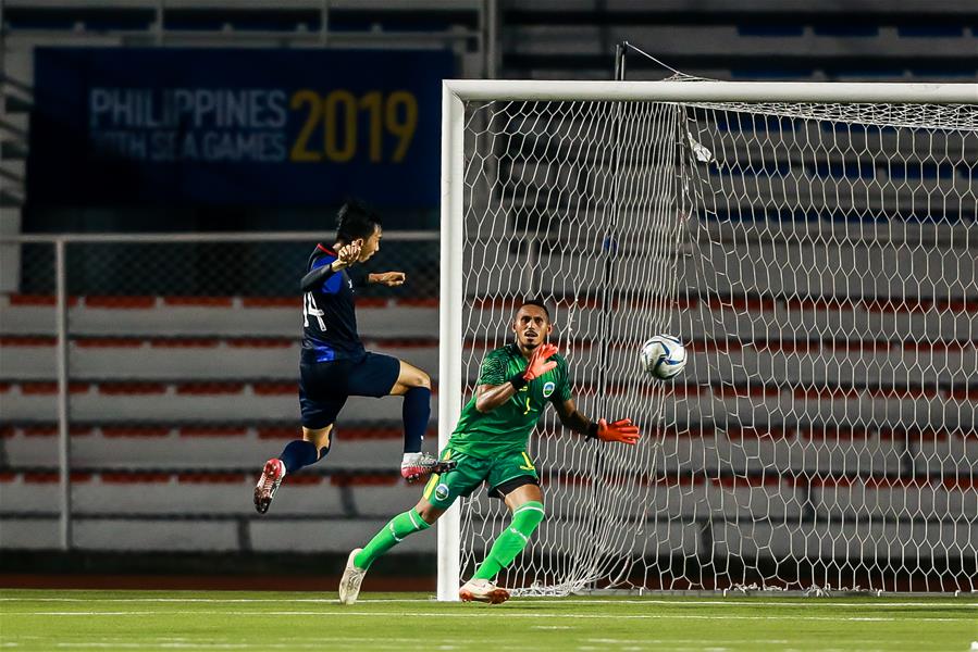 (SP)PHILIPPINES-MANILA-SEA GAMES-SOCCER-CAMBODIA VS TIMOR-LESTE