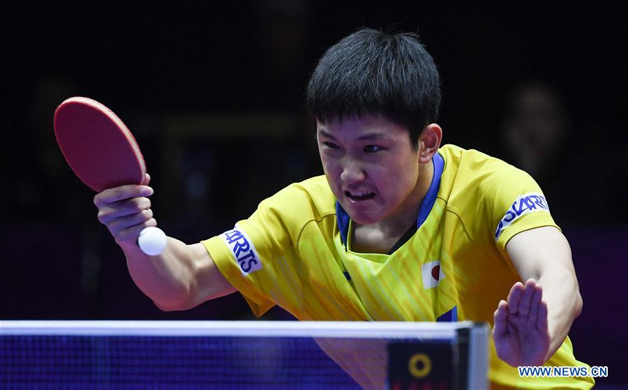 (SP)CHINA-CHENGDU-TABLE TENNIS-ITTF MEN'S WORLD CUP-SEMIFINAL