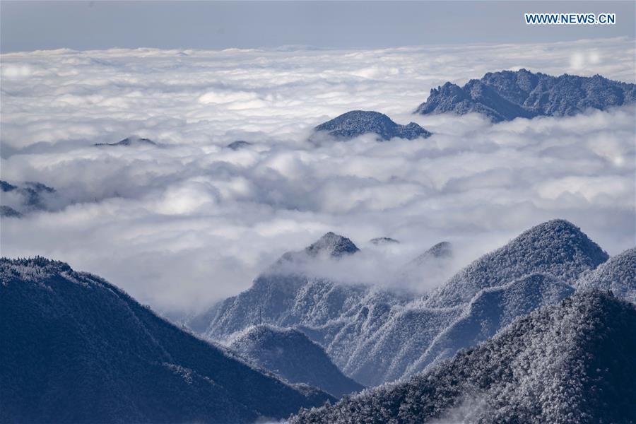 CHINA-HUBEI-WUFENG-WINTER SCENERY (CN)