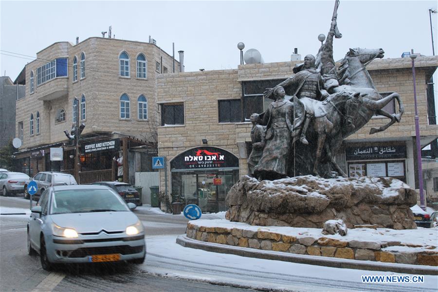 MIDEAST-GOLAN HEIGHTS-SNOW