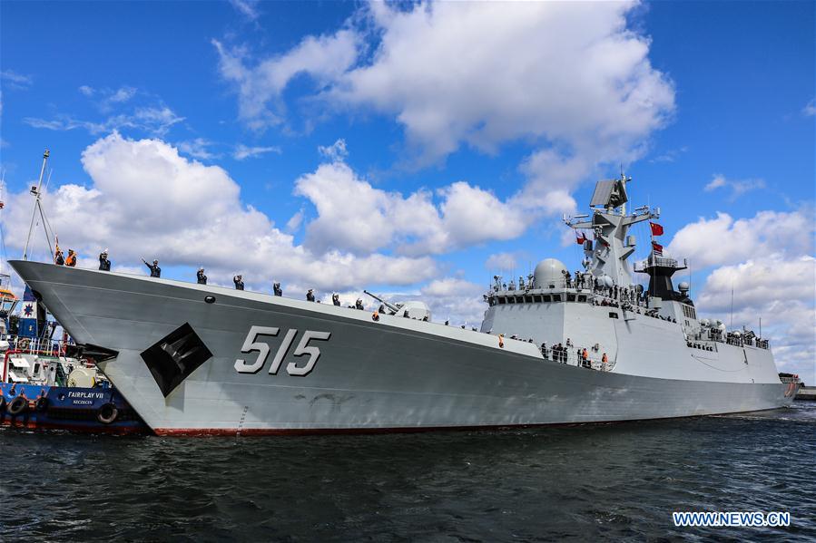 POLAND-GDYNIA PORT-CHINESE FRIGATE "BINZHOU"-VISIT