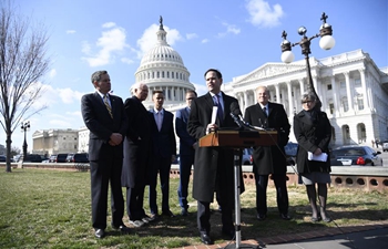 Press conference regarding STOP School Violence Act of 2018 held in Washington D.C.