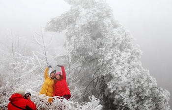 Winter scenery across China