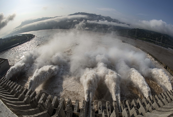 今年入汛以來三峽樞紐已成功應對6場次洪水