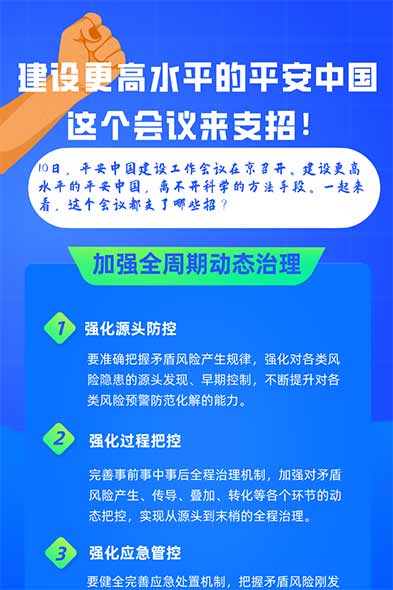 建設(shè)更高水平的平安中國 這個會議來支招！