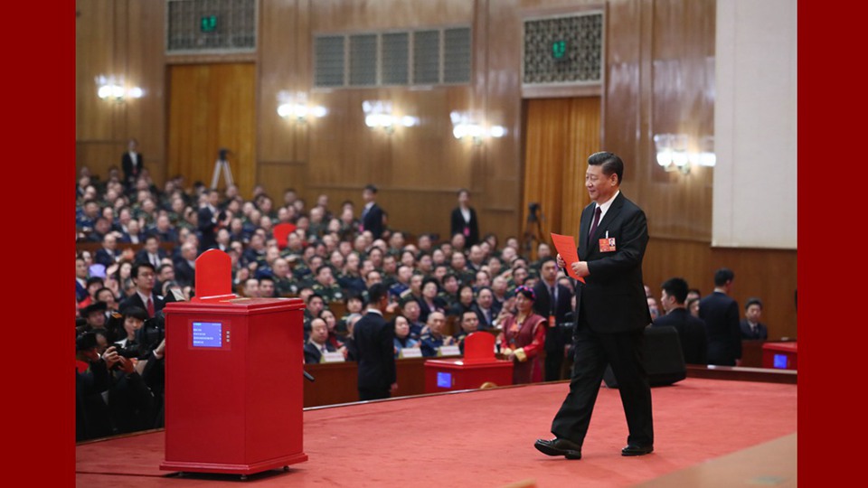 習(xí)近平當選國家主席、中央軍委主席