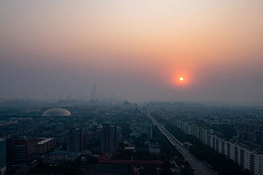 這就是今天早上的北京！