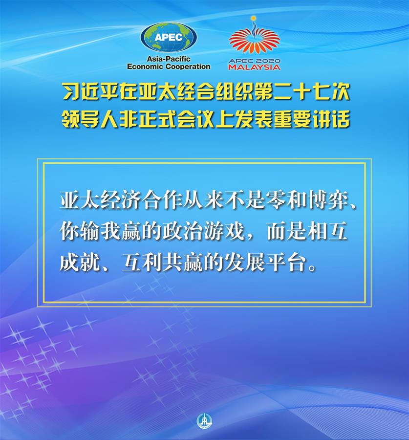 （圖表·海報(bào)）［外事］習(xí)近平出席亞太經(jīng)合組織第二十七次領(lǐng)導(dǎo)人非正式會議并發(fā)表重要講話（9）