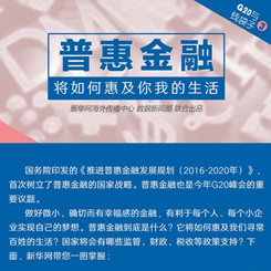 【G20系列圖解】普惠金融將如何惠及你我的生活？