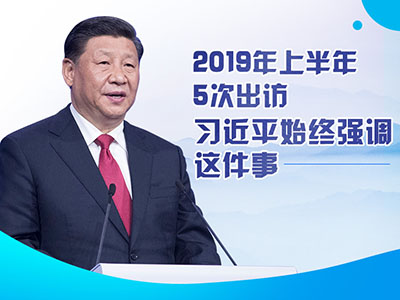 上半年出訪，習近平始終強調(diào)這件事